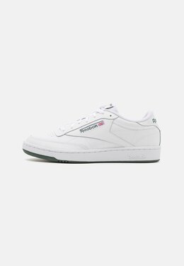 Кроссовки Reebok Club C 85 Unisex, обувь белый / зеленый мел re015b00g-a16 | footwear white/chalk green