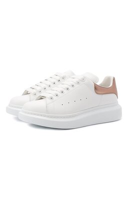 Кожаные кеды Oversized Alexander McQueen 553770/whfbu