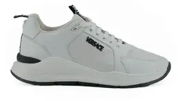 Versace White Calf Leather Sneakers - EU44/US11 8054712372438