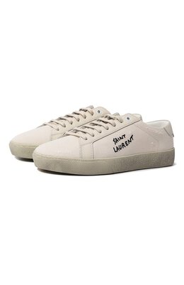 Текстильные кеды Court Classic Saint Laurent 610648