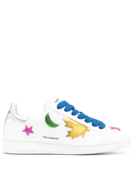 Dsquared2 multi-panel lace-up sneakers 20965272