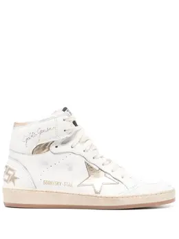 Golden Goose star-patch lace-up sneakers 20261302