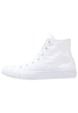 Высокие кроссовки Converse однотонные, белый co415a021-002 | white