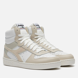 Женские кроссовки Diadora Magic Basket Mid Leather, цвет бежевый, размер 38.5 EU 179911-c4128-4435693