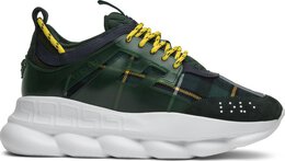 Кроссовки Versace Chain Reaction Tartan, зеленый dsu7071 d6ctg dvy | green