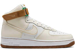 Кроссовки Nike Air Force 1 High '07 LV8 EMB, белый / коричневый dx4980-001 | white/brown