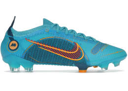 Кроссовки Nike Mercurial Vapor 14 Elite FG, синий / морской / оранжевый dj2837-484 | chlorine blue/marina/laser orange