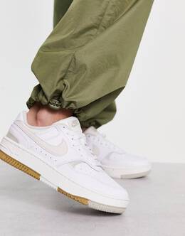 Кроссовки Nike Gamma Force белого цвета и цвета светлой кости 196604405485 | white