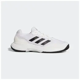 Кроссовки Adidas GameCourt 2 M, полнота 10 (RU)/ на широкую стопу, размер 10UK (44.7EU), White/Black/White 101949024133