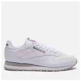Кроссовки Reebok Classic Leather, полнота F, размер 44, белый 101770573406
