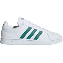 Кеды Adidas Grand Court Base, размер 8,5 UK, белый/зеленый 102058459751