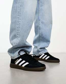 Черные кроссовки на резиновой подошве Adidas Handball Spezial 203845843 | black
