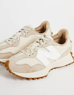 Кроссовки New Balance 327, светло-серый/светло-бежевый/белый 203629267 | beige