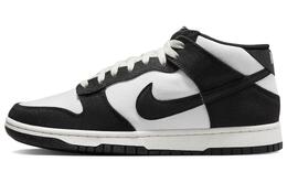 Кроссовки Nike Dunk Mid Canvas Panda, черный dv0830-102