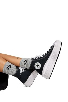 Кроссовки Move на платформе Converse, черный 261-484 | czarny