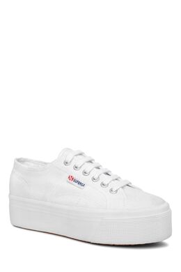 Белые кеды на платформе 2790 Superga, белый m63-878 | white