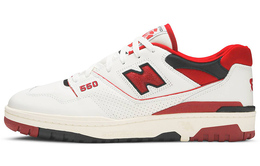 Кроссовки New Balance NB 550 Vintage Basketball Unisex, белый/красный bb550ae1