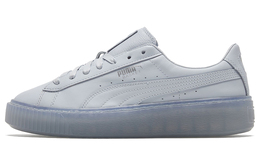 Кроссовки Puma Basket Platform Core Light Blue/Silvery Low Board Shoes Women's 364040-10