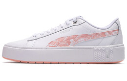 Кроссовки Puma Smash Platform V2 Untamed Su Shoes For White/Pink Women's 368885-01