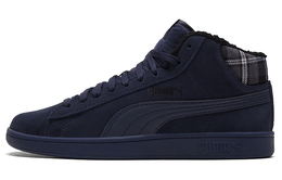 Кроссовки Puma Smash V2 Mid Wtr Fleece Blue/Black Mid Board Shoes 366810-04