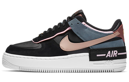 Кроссовки Nike Air Force 1 Low Shadow Black Light Arctic Pink Claystone Red Women's cu5315-001