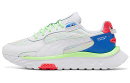 Кроссовки Puma Wild Rider унисекс, белый/синий 382874-01