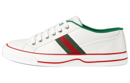 Кроссовки Gucci Tennis 1977 White Green Red 643485 17l10 9060