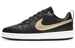 Кроссовки Nike Court Borough Low 2 'Black Gold' GS bq5448-011