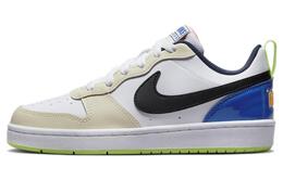 Nike Court Casual Нескользящие низкие кроссовки Женские белые синие зеленые fb1394-101