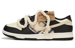 Кроссовки Nike Dunk Skateboard Shoes Women's Low-Top Beige Yellow/Black, черный cw1590-100 | 黑色