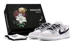 Женские кроссовки для скейтбординга Nike Dunk, Gray dh9765-102(teams-文艺竹叶女s-box) | gray