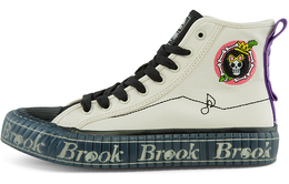 Кеды Kappa One Piece Canvas Shoes Unisex High-Top Heron Feather White/Black kpcbevs78c-024