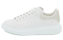 Кроссовки Alexander McQueen Oversized Crystal-embellished Sneakers 'White' 646967whz4y9071