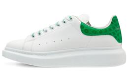 Кроссовки Alexander McQueen Oversized Sneaker 'White Green Crocodile' 625162whyb89409