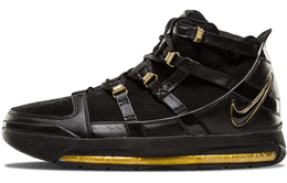 Кроссовки Nike Lebron 3 Vintage Unisex, черный/желтый ao2434-001
