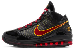 Кроссовки Nike Lebron 7 Vintage Unisex, черный/красный cu5646-001