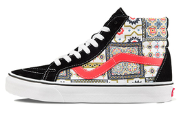 Кроссовки Sk8 Vans-Hi Reissue 'Moroccan Tile Check - Orange' vn0a4bv8687