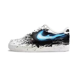 Кроссовки Nike Air Force 1 Skateboard Shoes Men Low-Top Black White 315122-111