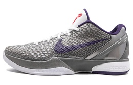 Кроссовки Nike Zoom Kobe 6 Basketball, серый/белый 429659-006