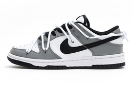 Кроссовки Nike Dunk Skateboard Shoes Women's Low-Top White Black Gray dd1503-101