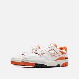 Кроссовки New Balance 550, полнота D, размер 8,5US 42 EUR 26.5 CM, белый/оранжевый 102475910178