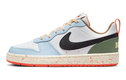 Кроссовки Nike Court Borough Low 2 Белый алебастр в крапинку (GS) dx6052-101