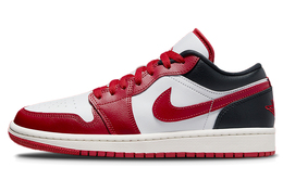Jordan Кроссовки Air 1 Low 'White Gym Red' Women's dc0774-160 | white red black