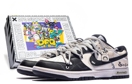 Женские кроссовки для скейтбординга Nike Dunk Low, молочный cw1590-100 | 米白色