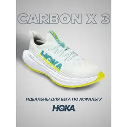 Кроссовки Hoka One One, полнота B, размер US7.5B/UK6/EU39 1/3/JPN24.5, белый/желтый 103589647247