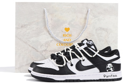 Nike Низкие кроссовки для скейтбординга Dunk Low Petro "Black", мужские, черно-белые dd1391-100(team32-男款熊猫sbox) | black white