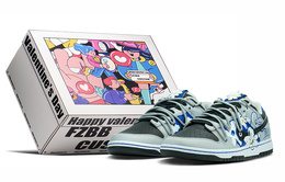 Кроссовки Nba X Nike Dunk Skateboard Shoes Men Low-Top Black White Gray/Blue dd3363-002