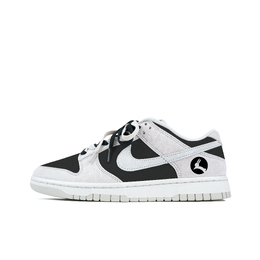Nike Кроссовки для скейтбординга Dunk Low Juxing Light Custom, мужские, черно-белые dd8338-001(team陆-黑白剪影qd)