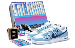 Кроссовки Nike Dunk Skateboard Shoes Men Low-Top Light Blue dj6188-101