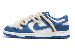 Nike Кроссовки для скейтбординга Dunk Low, синие, мужские dv0834-101(team59-男款蓝小标)